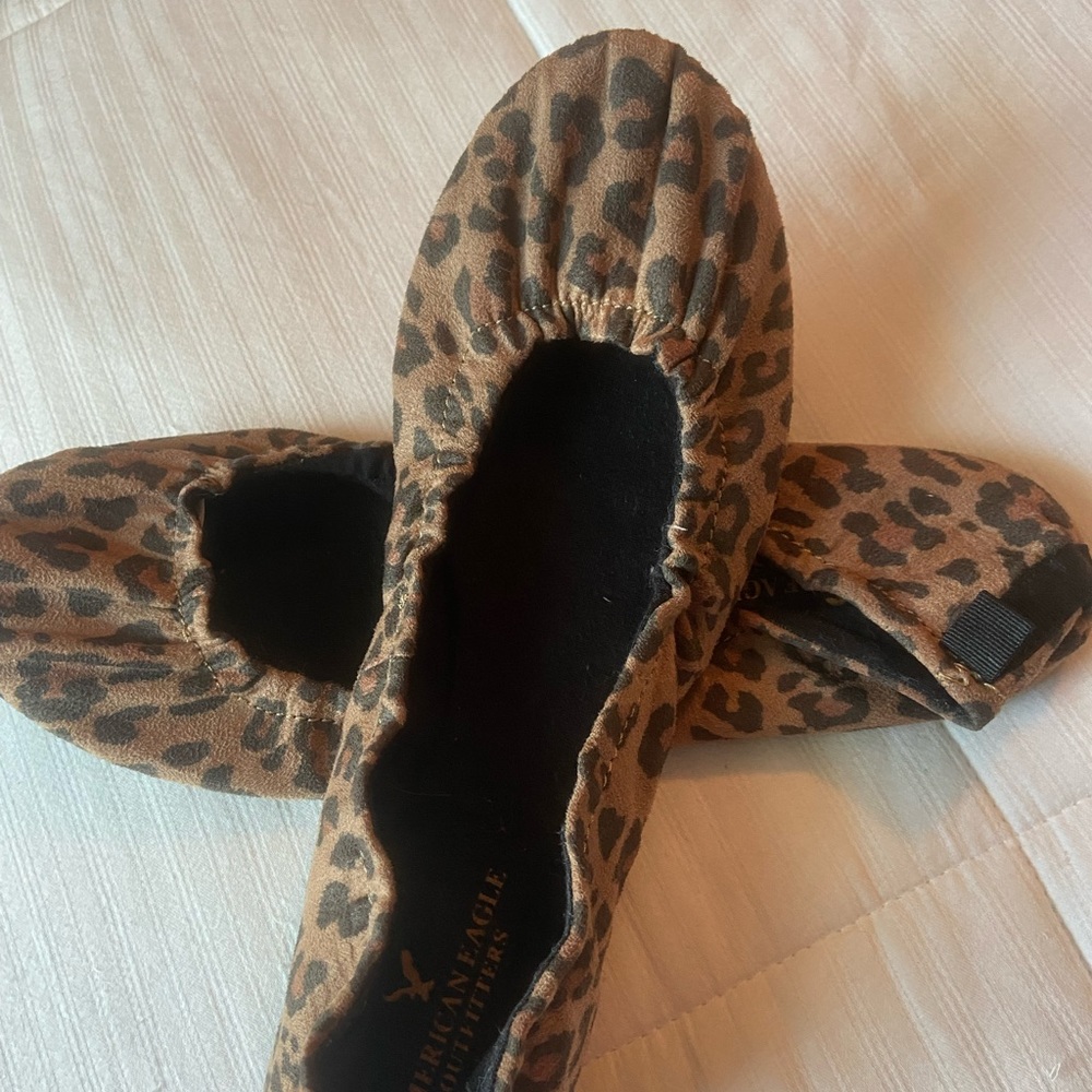 Cheetah print flats